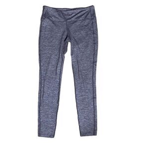Athleta chaturanga leggings medium gray heathered shimmer